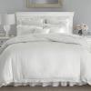 imageLaura Ashley Annabella Collection Perfect Decorative Throw Pillow Premium Designer Quality Decorative Pillow for Bedroom Living Room and Home Dcor 16quot X 16quot WhiteWhite