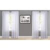 imageLaura Ashley Berwyn Lattice Sheer Curtains with Rod Pocket Each Panel Measures 38quot W x 84quot L White 4 PanelsWhite