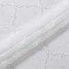 imageLaura Ashley Berwyn Lattice Sheer Curtains with Rod Pocket Each Panel Measures 38quot W x 84quot L White 4 PanelsWhite