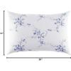 imageLaura Ashley Collection Perfect Decorative Throw Pillow Premium Designer Quality Decorative Pillow for Bedroom Living Room and Home Dcor 1 Count Pack of 1 Charlotte BlueWhiteCharlotte BlueWhite