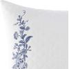 imageLaura Ashley Collection Perfect Decorative Throw Pillow Premium Designer Quality Decorative Pillow for Bedroom Living Room and Home Dcor 1 Count Pack of 1 Charlotte BlueWhiteCharlotte BlueWhite