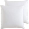 imageLaura Ashley Cotton 2 Piece Pillow Sham Set Farmhouse Home Dcor Euro Stitched Vine Blue