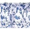 imageLaura Ashley Home  Cotton Pole Top Valance Stylish ampamp Lightweight Window Treatment for Home Decor Elise Blue 50quot x 25quot