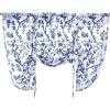 imageLaura Ashley Home  Cotton Pole Top Valance Stylish ampamp Lightweight Window Treatment for Home Decor Elise Blue 50quot x 25quot