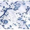 imageLaura Ashley Home  Cotton Pole Top Valance Stylish ampamp Lightweight Window Treatment for Home Decor Elise Blue 50quot x 25quot