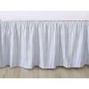 imageLaura Ashley Home  Cotton Ruffled Bedskirt Lightweight ampamp Classic Style Ticking Stripe Green QueenBlue