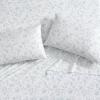 imageLaura Ashley Home  Standard Pillowcase Set Cotton Sateen Bedding Smooth ampamp WrinkleResistant Garden Palace Aqua 2 Piece
