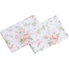 imageLaura Ashley Home  Standard Pillowcase Set Cotton Sateen Bedding Smooth ampamp WrinkleResistant Lilian Coral 2 Piece