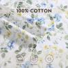 imageLaura Ashley Home  Standard Pillowcase Set Cotton Sateen Bedding Smooth ampamp WrinkleResistant Meadow Floral BlueYellow 2 Piece