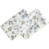imageLaura Ashley Home  Standard Pillowcase Set Cotton Sateen Bedding Smooth ampamp WrinkleResistant Spring Bloom Pastel Blue 2 Piece