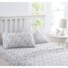 imageLaura Ashley Home  Standard Pillowcase Set Cotton Sateen Bedding Smooth ampamp WrinkleResistant Spring Bloom Pastel Blue 2 Piece