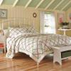 imageLaura Ashley Home  Standard Sham Soft Cotton Bedding with Envelope Closure PreWashed Home Decor for Added Softness Ruffle Garden Cream 20quot x 26quotStandard Sham
