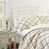 imageLaura Ashley Home  Standard Sham Soft Cotton Bedding with Envelope Closure PreWashed Home Decor for Added Softness Ruffle Garden Cream 20quot x 26quotStandard Sham