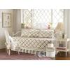 imageLaura Ashley Home  Standard Sham Soft Cotton Bedding with Envelope Closure PreWashed Home Decor for Added Softness Ruffle Garden Cream 20quot x 26quotStandard Sham