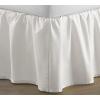 imageLaura Ashley Home Solid Ivory Ruffled Bedskirt QueenWhite