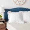 imageLaura Ashley Mila Euro Sham 26x26 BlueAnnabella White