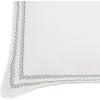 imageLaura Ashley Mila Euro Sham 26x26 BlueStitched Vine Leaf Grey
