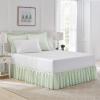 imageLaura Ashley Mila Euro Sham 26x26 BlueTicking Stripe Green