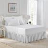 imageLaura Ashley Mila Euro Sham 26x26 BlueTicking Stripe Grey