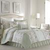 imageLaura Ashley Throw Pillow Cotton Envelope Closure Elegant Home Decor for Couch or Bed 14quot x 20quot Harper Pale Green