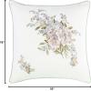 imageLaura Ashley Throw Pillow Cotton Envelope Closure Elegant Home Decor for Couch or Bed 18quot x 18quot Harper Pale Green