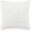 imageLaura Ashley Annabella Collection Perfect Decorative Throw Pillow Premium Designer Quality Decorative Pillow for Bedroom Living Room and Home Dcor 16quot X 16quot WhiteWhite
