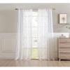 imageLaura Ashley Berwyn Lattice Sheer Curtains with Rod Pocket Each Panel Measures 38quot W x 84quot L White 4 PanelsWhite