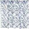 imageLaura Ashley Home  Cotton Pole Top Valance Stylish ampamp Lightweight Window Treatment for Home Decor Elise Blue 50quot x 25quot