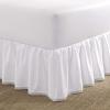 imageLaura Ashley Home  Queen Bedskirt Luxury Bedroom Decor Wrinkle ampamp Fade Resistant Crochet Ruffle White QueenFull