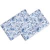 imageLaura Ashley Home  Standard Pillowcase Set Cotton Sateen Bedding Smooth ampamp WrinkleResistant Lorelei Dark Blue 2 PieceLorelei Dark BlueWhite