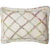 imageLaura Ashley Home  Standard Sham Soft Cotton Bedding with Envelope Closure PreWashed Home Decor for Added Softness Ruffle Garden Cream 20quot x 26quotStandard Sham
