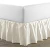 imageLaura Ashley Home Solid Ivory Ruffled Bedskirt QueenIvory