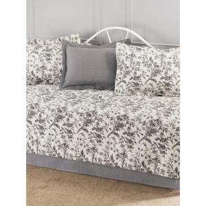 imageLaura Ashley Home Amberley Valance Black 86quot X 15quotTwin Size