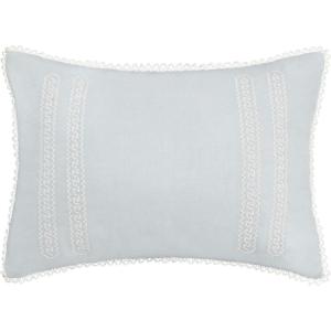 imageLaura Ashley Throw Pillow Home Decor with Envelope Closure 1 Count Pack of 1 Cottage Blue12 X 16