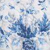 imageLaura Ashley  FullQueen Quilt Set Reversible Cotton Bedding with Matching Shams Lightweight Home Decor for All Seasons Breezy Floral Blue FullQueenBreezy Floral Blue