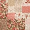 imageLaura Ashley  FullQueen Quilt Set Reversible Cotton Bedding with Matching Shams Lightweight Home Decor for All Seasons Breezy Floral Blue FullQueenHarrietta Patchwork Pink