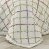imageLaura Ashley  Queen Quilt Reversible Cotton Bedding Lightweight Home Decor for All Seasons Ruffle Garden Cream QueenCream