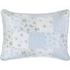 imageLaura Ashley  Queen Quilt Set Cotton Reversible Bedding with Matching Shams Bedroom Decor Ideal for All Seasons Kenna Blue QueenKing