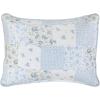 imageLaura Ashley  Queen Quilt Set Cotton Reversible Bedding with Matching Shams Bedroom Decor Ideal for All Seasons Kenna Blue QueenQueen