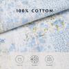 imageLaura Ashley  Queen Quilt Set Cotton Reversible Bedding with Matching Shams Bedroom Decor Ideal for All Seasons Kenna Blue QueenTwin
