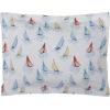 imageLaura Ashley  Queen Quilt Set Cotton Reversible Bedding with Matching Shams Home Decor Ideal for All Seasons Ahoy Blue QueenAhoy Blue