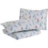 imageLaura Ashley  Queen Quilt Set Cotton Reversible Bedding with Matching Shams Home Decor Ideal for All Seasons Ahoy Blue QueenAhoy Blue