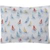 imageLaura Ashley  Queen Quilt Set Cotton Reversible Bedding with Matching Shams Home Decor Ideal for All Seasons Ahoy Blue QueenBright