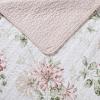 imageLaura Ashley  Queen Quilt Set Cotton Reversible Bedding with Matching Shams Home Decor Ideal for All Seasons Honeysuckle Pink QueenHoneysuckle Pink