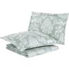 imageLaura Ashley  Queen Quilt Set Cotton Reversible Bedding with Matching Shams Lightweight Home Decor Ideal for All Seasons Venetia Grey QueenVenetia Blue