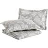 imageLaura Ashley  Queen Quilt Set Cotton Reversible Bedding with Matching Shams Lightweight Home Decor Ideal for All Seasons Venetia Grey QueenVenetia Grey