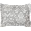 imageLaura Ashley  Queen Quilt Set Cotton Reversible Bedding with Matching Shams Lightweight Home Decor Ideal for All Seasons Venetia Grey QueenVenetia Grey