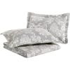 imageLaura Ashley  Queen Quilt Set Cotton Reversible Bedding with Matching Shams Lightweight Home Decor Ideal for All Seasons Venetia Grey QueenVenetia Grey