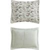 imageLaura Ashley  Queen Quilt Set Reversible Cotton Bedding with Matching Shams Floral Bedroom Decor for All Seasons Bramble Floral Green QueenBramble Floral Green