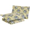 imageLaura Ashley  Queen Quilt Set Reversible Cotton Bedding with Matching Shams Lightweight Home Decor for All Seasons Linley Yellow QueenTwin